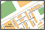 Mapa de Zafir en San Andrés